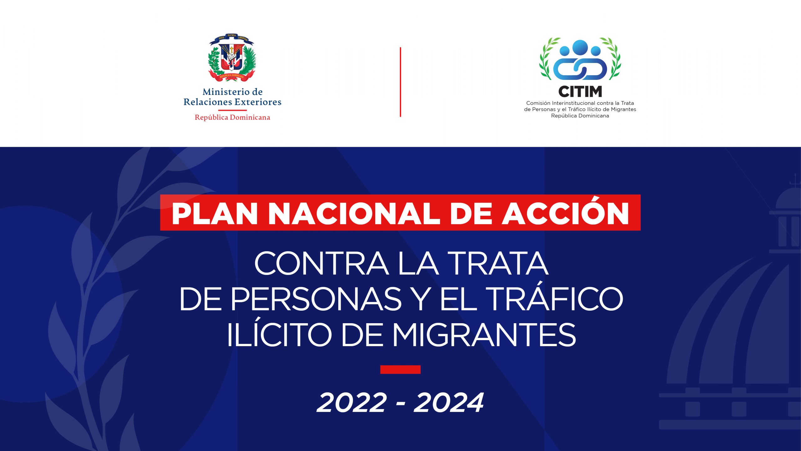 Plan Nacional de Acción 2022 2024 MIREX Ministerio de Relaciones