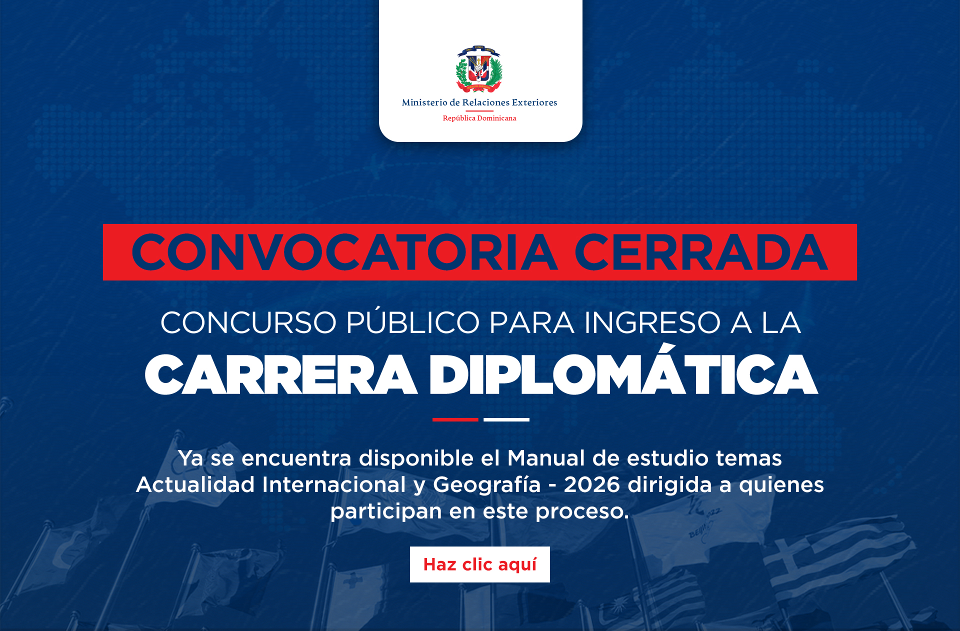 Mirex Rd Inicio - MIREX | Ministerio de Relaciones Exteriores
